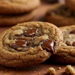 Chocolate chip cookies made with brown butter