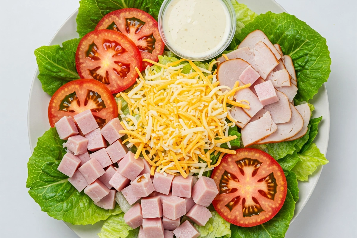 Featured image of a chef’s salad recipe