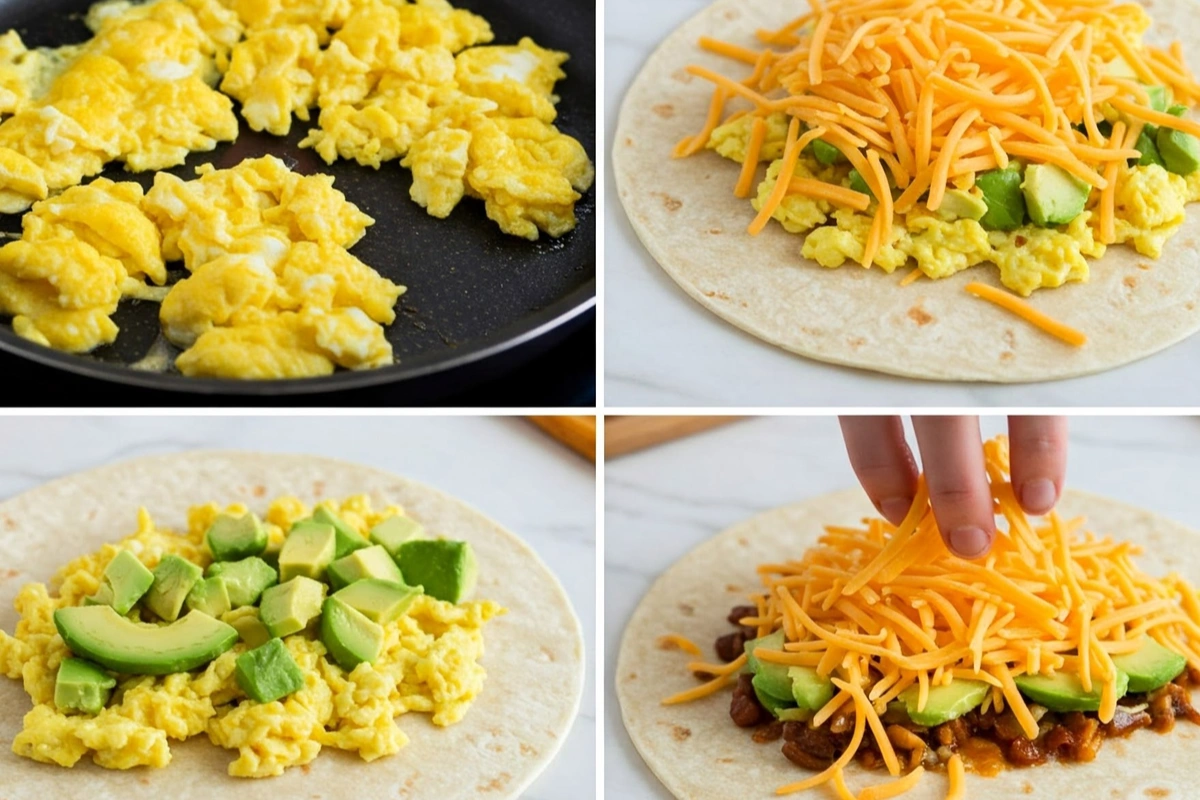  Step-by-step guide to making a homemade breakfast burrito