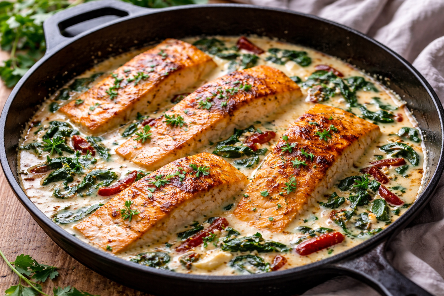 easy creamy keto salmon recipe